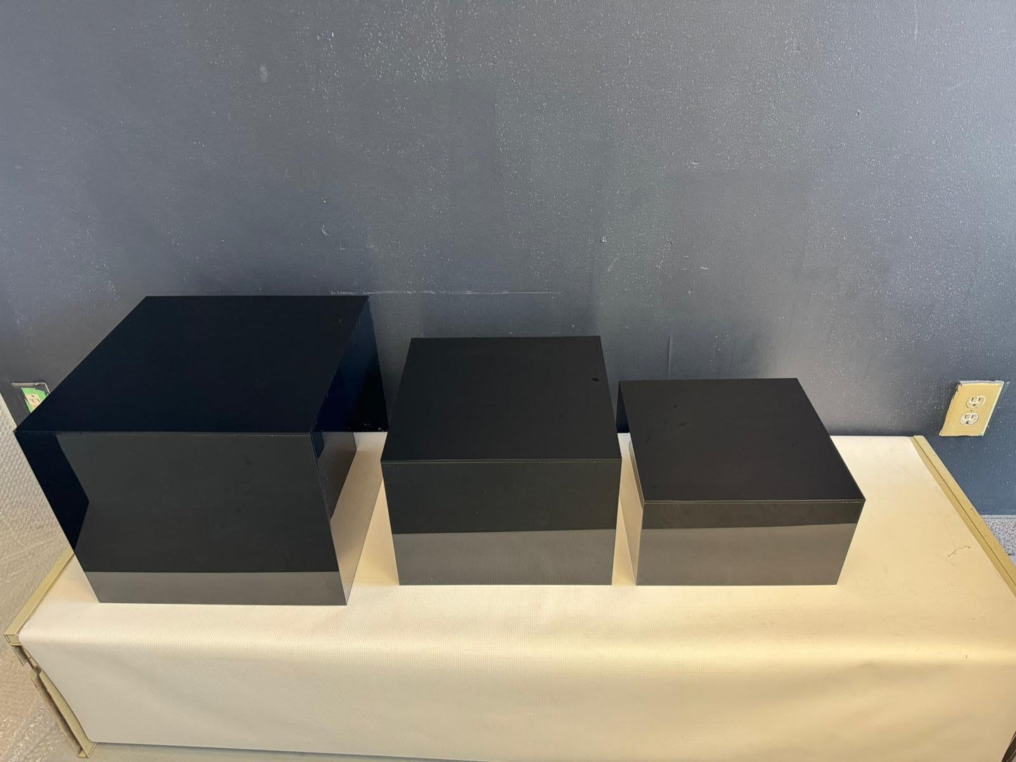 Black Acrylic risers