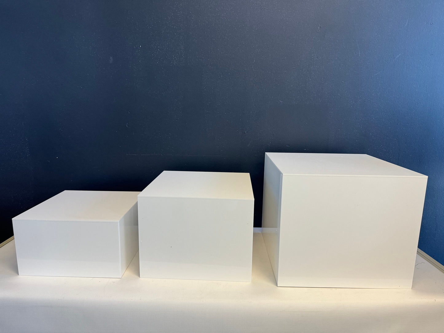 White Acrylic risers