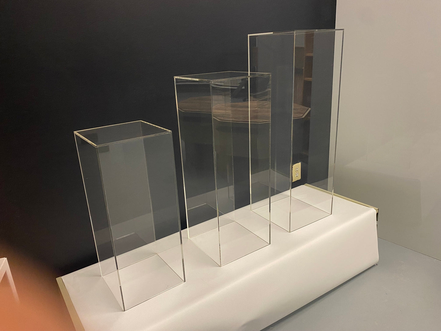 Clear Acrylic Pedestals