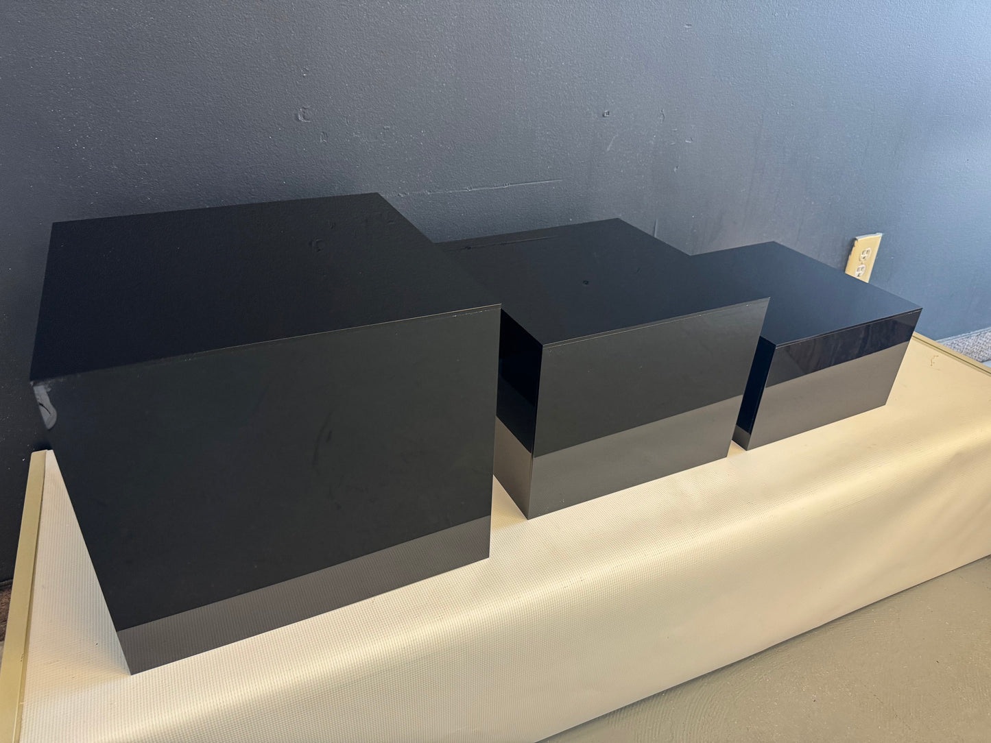 Black Acrylic risers